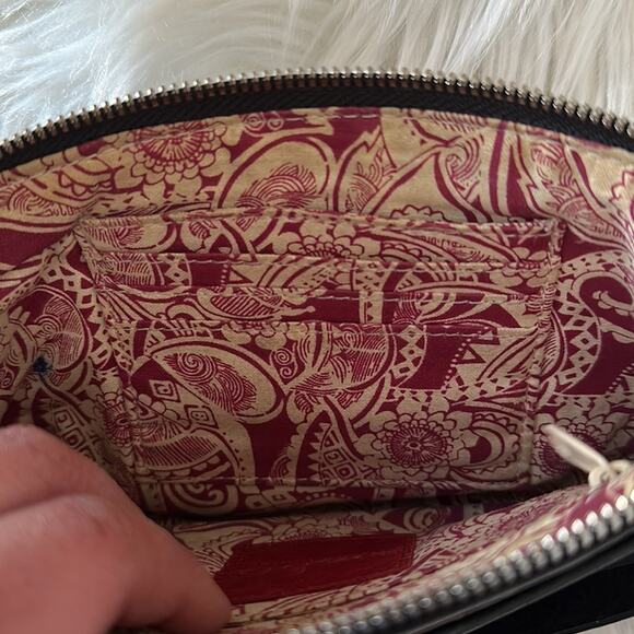 HOBO | The Original Bag Double Zipper Black Clutch/Purse - Picture 6 of 11